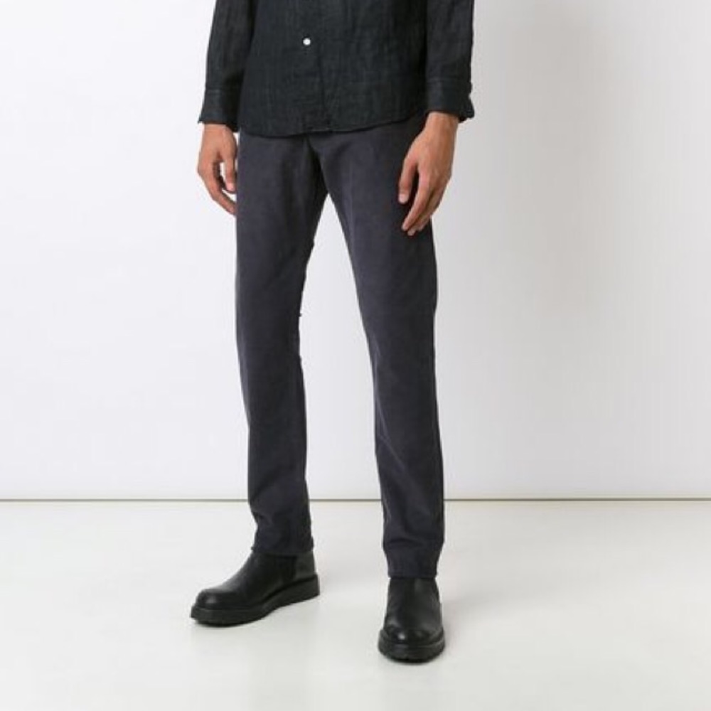 Frame L’Homme Straight Corduroy Pants grey